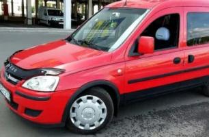 Дефлектор капота (мухобойка) Opel Combo C 2001-2011 г.в. (Опель Комбо) Вип Тюнинг